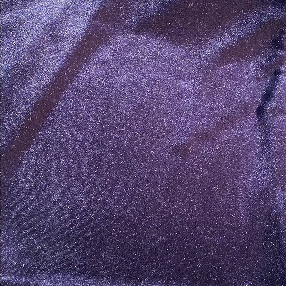 CONNECTED velvet vintage long sleeve faux wrap rutched midnight blue NEW size 8 - Picture 11 of 11